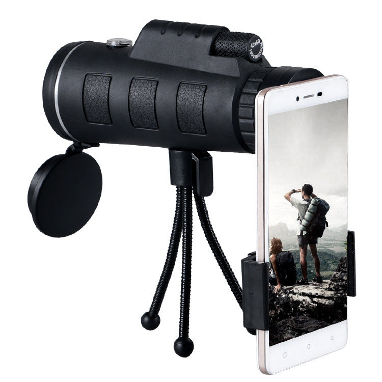 Monocular Telescope with Tripod & Phone Clip