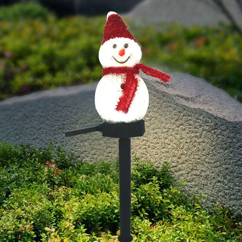 Christmas Snowman Lawn Lights