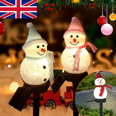 Christmas Snowman Lawn Lights
