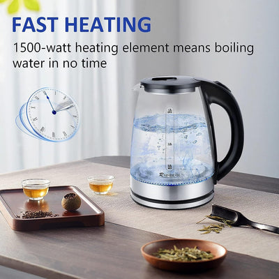 Glass Electric Kettle with LED Light