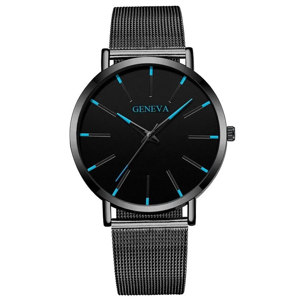Men’s Waterproof Stainless Steel Quartz Watch