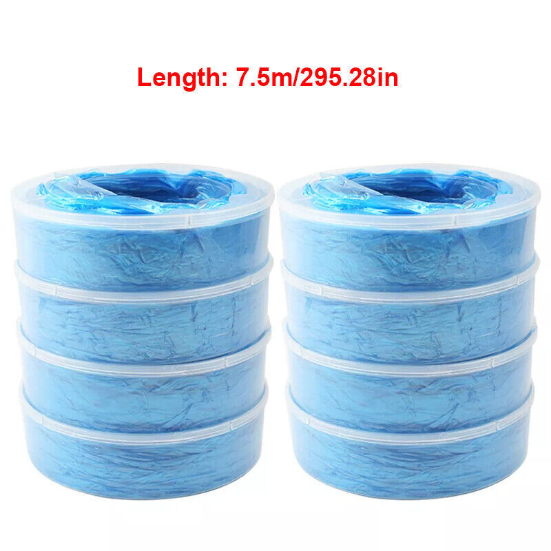 8pcs Nappy Disposal Refill Cassettes