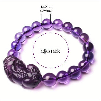Purple Feng Shui Wealth Bracelet