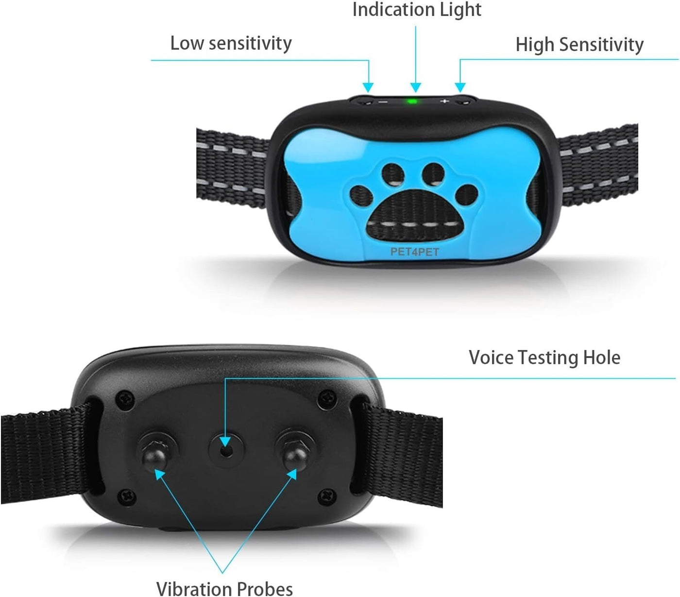 Anti-Bark Collar (Sound & Vibration)