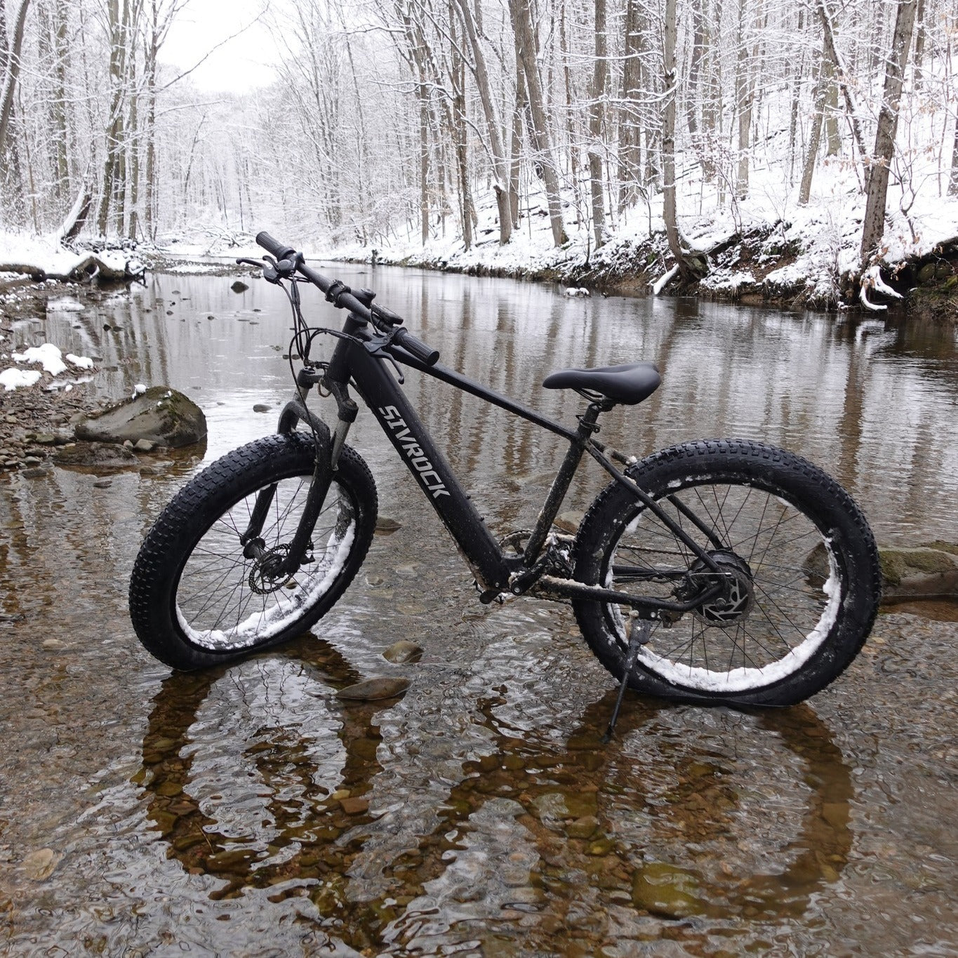 Fat Tire Electric Mountain Bike 26" for Adults