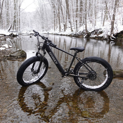Fat Tire Electric Mountain Bike 26" for Adults