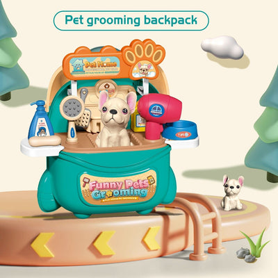 Pet Care & Vet Doctor Play Set – 16 Pcs