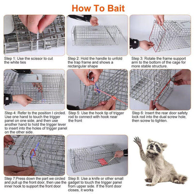 Heavy-Duty Humane Squirrel Trap