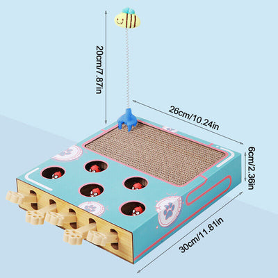 Whack-a-Mole Cat Scratching Toy