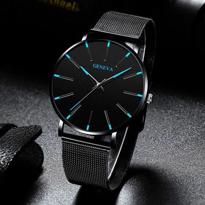 Men’s Waterproof Stainless Steel Quartz Watch