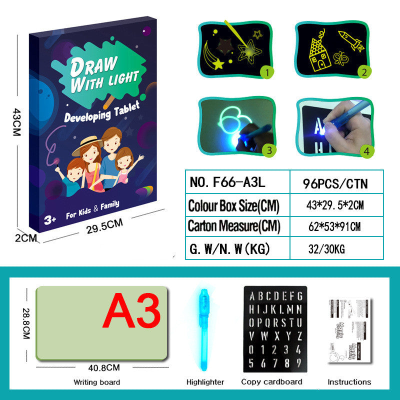 3D Magic Drawing Pad with 8 Light Effects