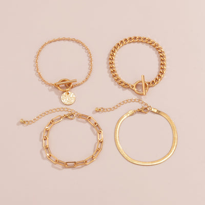 Metal Snake Bone Chain Bracelet