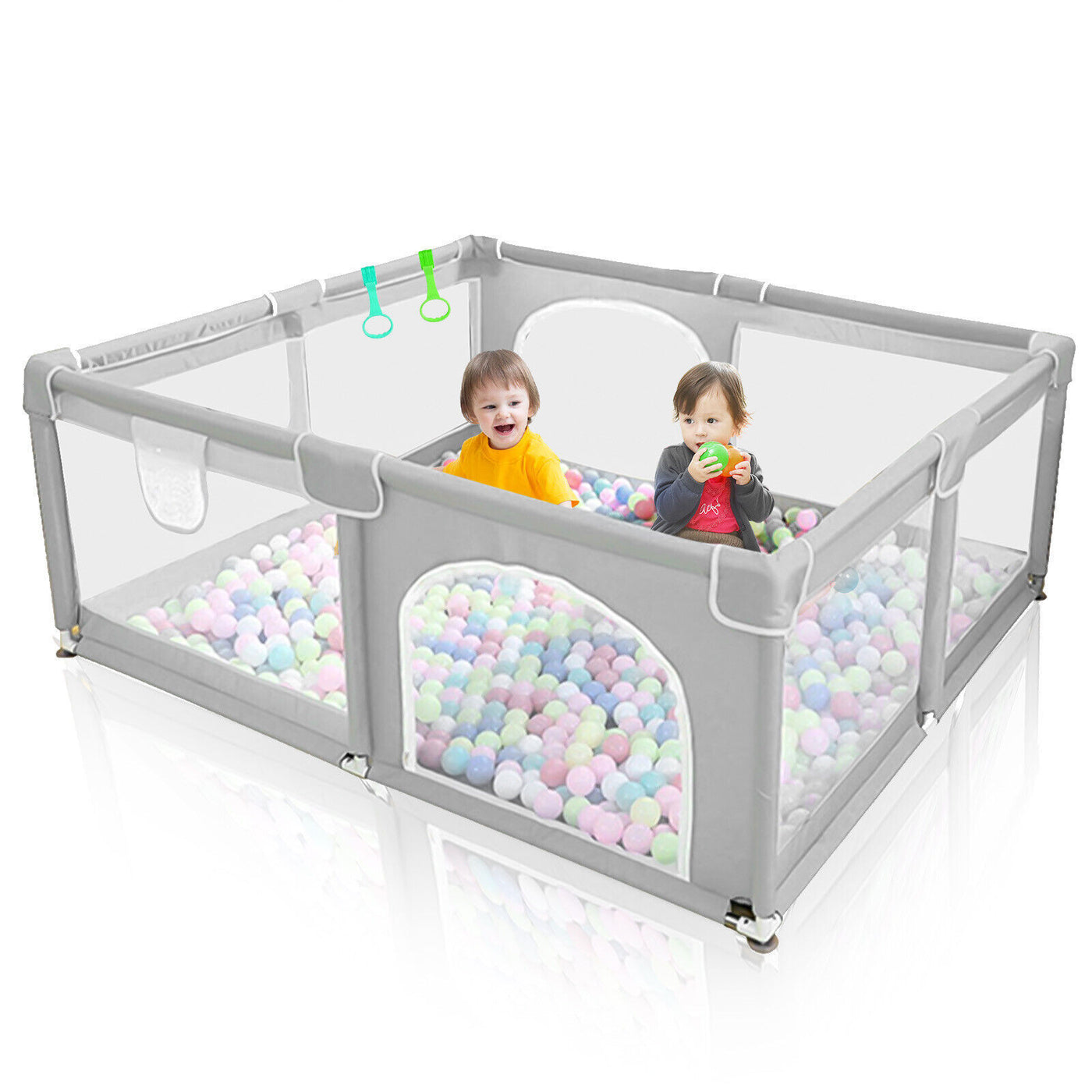 Baby Playpen with Mat & Activity Centre