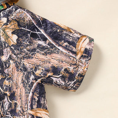 Toddler Camo Hoodie & Shorts Set Boys