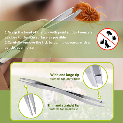 3-Piece Tick Remover Tool Set