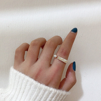 Vintage Zircon Marble Ring