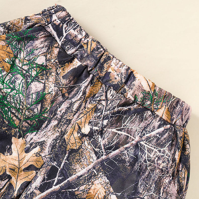 Toddler Camo Hoodie & Shorts Set Boys