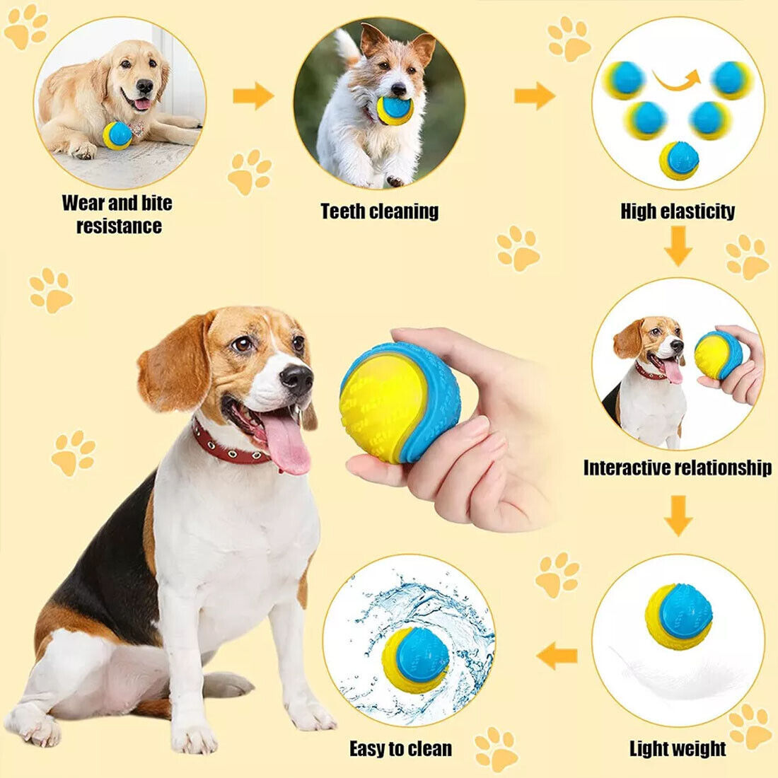 Scooby-Doo Squeaky Dog Balls