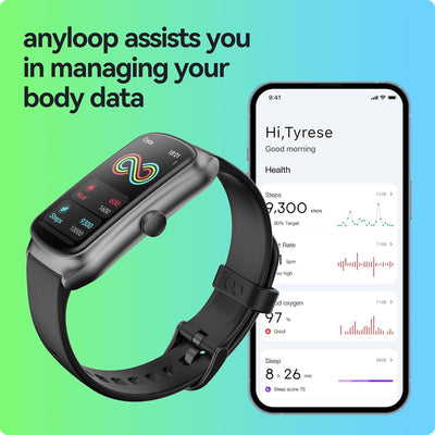 AMOLED Unisex Fitness Smartwatch