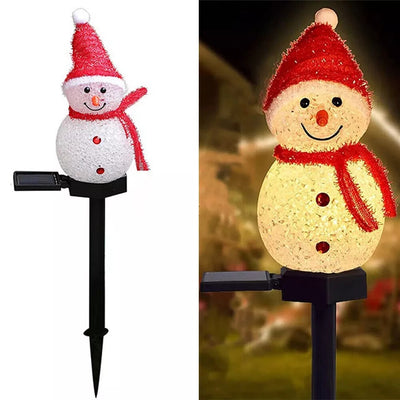 Christmas Snowman Lawn Lights