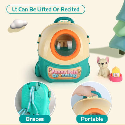 Pet Care & Vet Doctor Play Set – 16 Pcs