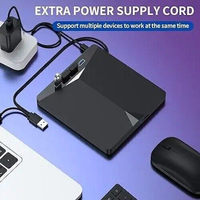 7-in-1 External USB 3.0 DVD/CD Drive