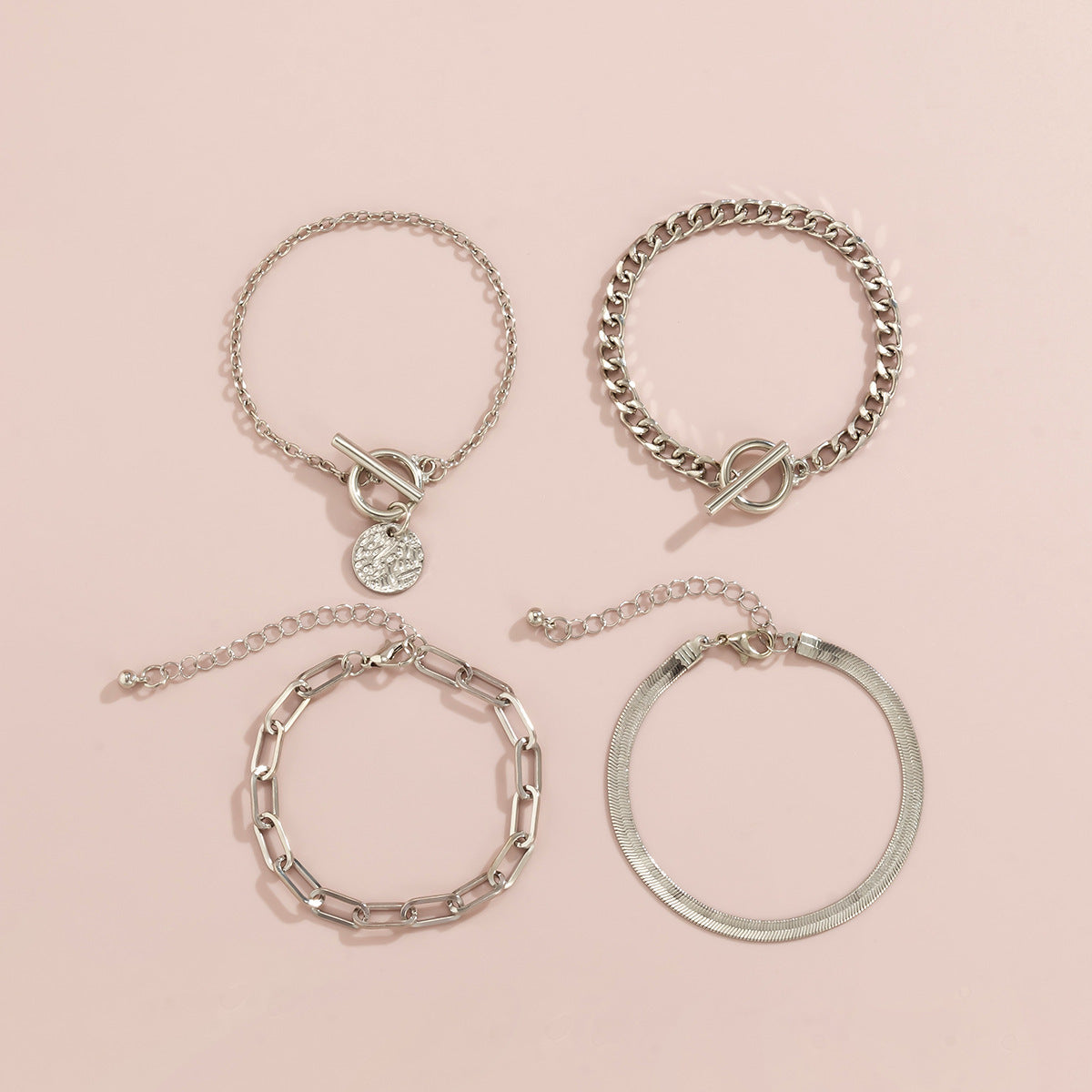 Metal Snake Bone Chain Bracelet