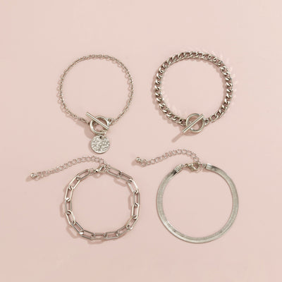 Metal Snake Bone Chain Bracelet