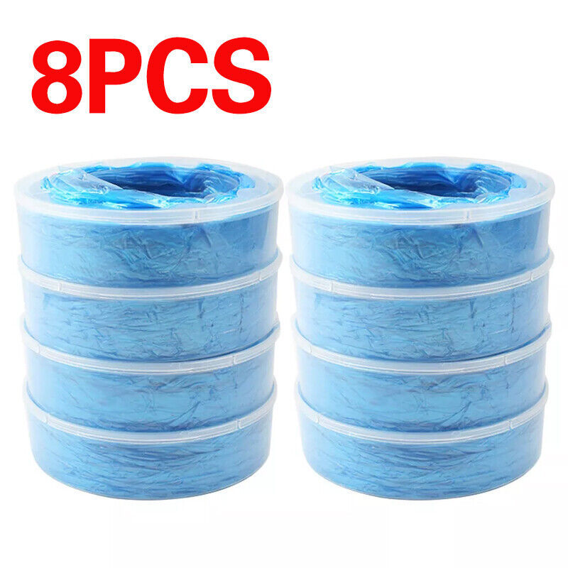 8pcs Nappy Disposal Refill Cassettes