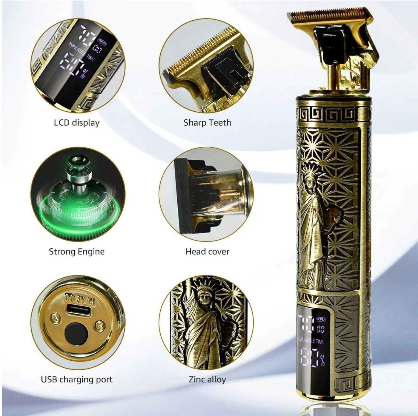 Cordless Beard Trimmer & Hair Clipper