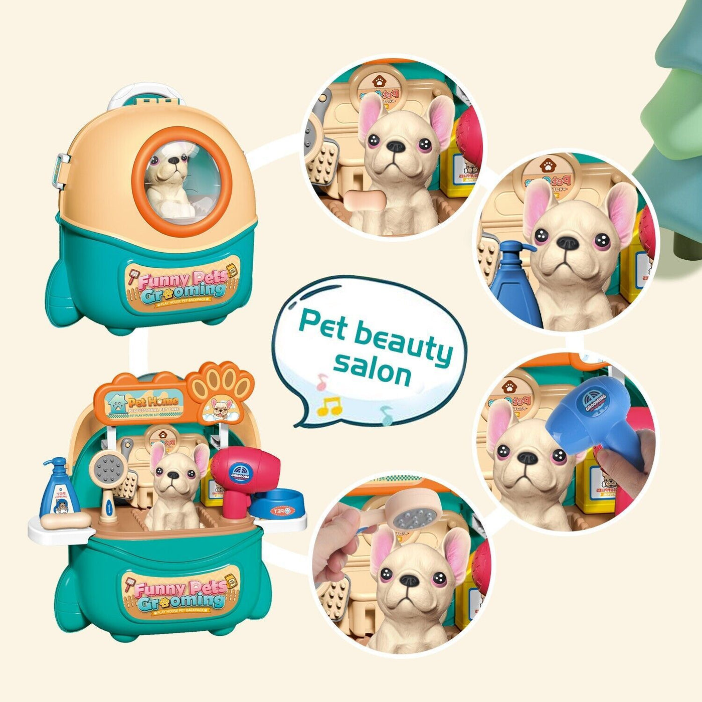 Pet Care & Vet Doctor Play Set – 16 Pcs